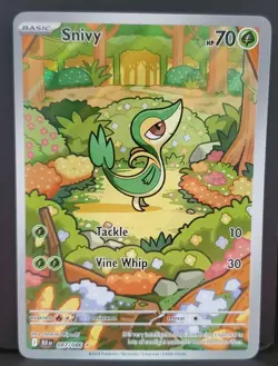 Pokemon Snivy 087/086 NM | Sv: Black Bolt Holo Illustration Rare - Image 1