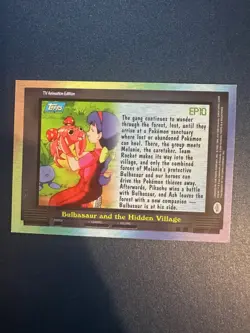 Bulbasaur And The Hidden Village Topps 1999 LP Foil EP10 Pokemon - Image 2