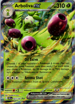 Arboliva ex 023/182 Double Rare Destined Rivals Pokemon NM - Image 1