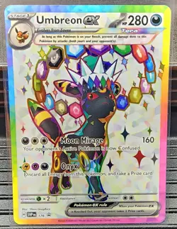 Pokemon TCG - Umbreon ex 176 & Espeon ex 175 Prismatic Evolutions Ultra Rare NM - Image 2