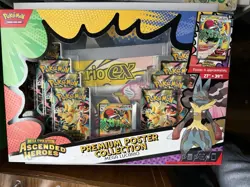 Pokemon TCG Ascended Heroes Premium Poster Collection Mega Lucario Ex (In Hand) - Image 1
