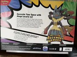 Pokemon TCG Ascended Heroes Premium Poster Collection Mega Lucario Ex (In Hand) - Image 2