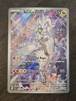 Pokemon TCG N's Reshiram 167/159 Sv09: Journey Together NM Condition - Image 1