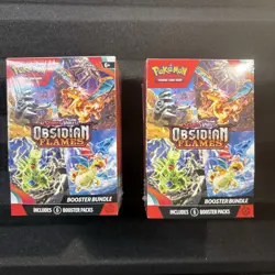 Pokemon TCG: Scarlet & Violet Obsidian Flames Booster Bundle Pair Of 2 New - Image 1