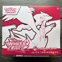 Pokemon White Flare Pokemon Center ETB Elite Trainer Box Factory Sealed New - Image 1