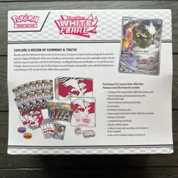 Pokemon White Flare Pokemon Center ETB Elite Trainer Box Factory Sealed New - Image 2