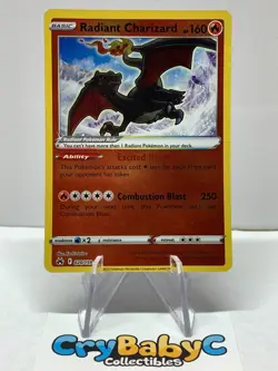 Pokemon Radiant Charizard 020/159 Crown Zenith RADIANT RARE - Image 1