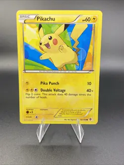 Pikachu 50/149 Common BW Boundaries Crossed LP Pokemon - Image 1