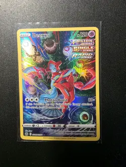 Deoxys GG12/GG70 Crown Zenith: Galarian Gallery Holo Pokemon TCG NM! - Image 1