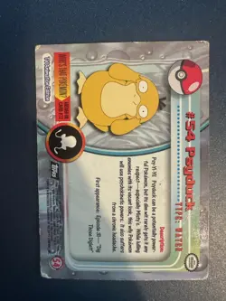 Topps Pokemon TCG Psyduck Holo #54 MP - Image 2