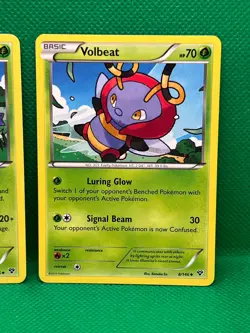 Pokemon Tcg Illumise 9/146 & Volbeat 8/146 XY Base Set Non Holo - Image 3