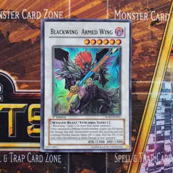 1x Blackwing Armed Wing - Super Rare - RGBT-EN041 - 1st Ed - LP - Image 1