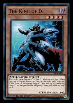 The King of D. LC06-EN002 Ultra Rare Legendary Collection Kaiba Yu-Gi-Oh NM - Image 1