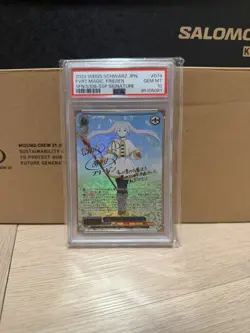 PSA10 Signed Frieren Beyond Journey's End weiss schwarz SFN/S108-074ssp ssp GEM - Image 1