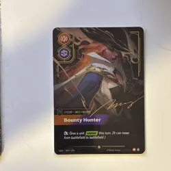 Riftbound Bounty Hunter Signature Miss Fortune Legend Card 309*/298 English 2021 - Image 1