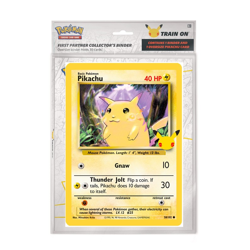 Pokemon 25th Anniversary First Partner Collector's Binder w/ jumbo Pikachu card 820650809606 - Image 2