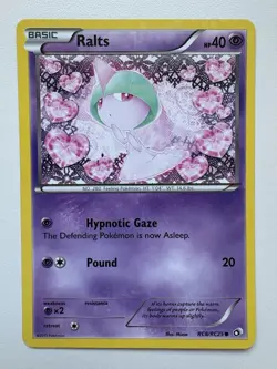 Ralts RC8/RC25 Pokemon Legendary Treasures Radiant Collection Card MP - Image 1