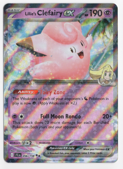 Lillie's Clefairy ex 056/159 Journey Together Holo Pokemon Card - Image 1