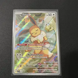 Eevee - (Pokemon Center Exclusive) 173 Sv: Scarlet & Violet Promo Card Holo NM/M - Image 2