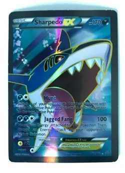 Sharpedo EX 152/160 Full Art Pokemon Card Lightly Played - Image 3