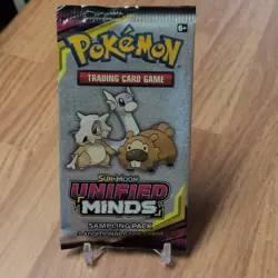 Pokemon Unified Minds Sampling Pack 3 Cards English TCG Cubone Dragonair Bidoof - Image 2