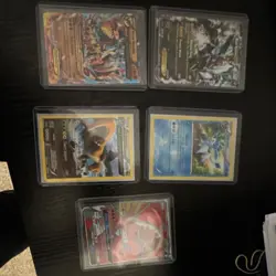 Pokemon TCG Foil Lot 5 Cards Garchomp, Dragonite, Lapras English - Image 1
