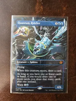Magic The Gathering Quantum Riddler (Borderless) Edge of Eternities Regular - Image 1