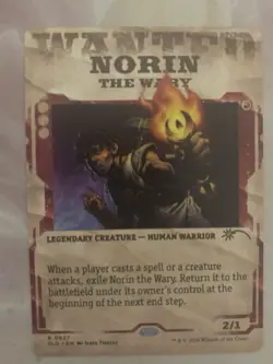 MTG Norin the Wary Secret Lair Drop Regular Non Foil - Image 1