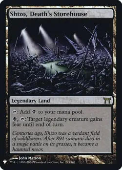 1x Shizo, Death's Storehouse [THE LIST] #283 NM/M -MAGIC THE GATHERING- - Image 1
