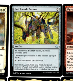 1x Patchwork Banner Bloomburrow LP mtg - Image 1