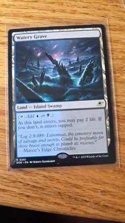 Magic The Gathering Watery Grave Rare 0261 Edge of Eternities Regular - Image 1