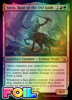 x1 Yarus, Roar of the Old Gods MKM MTG 245 FOIL RARE M/NM 1x - Image 1