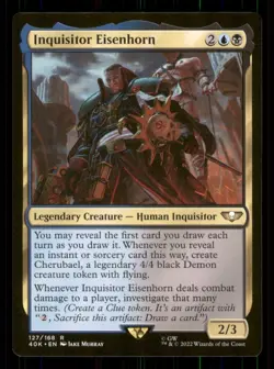 MTG - Inquisitor Eisenhorn Universes Beyond: Warhammer 40,000 #127 Rare LP - Image 1