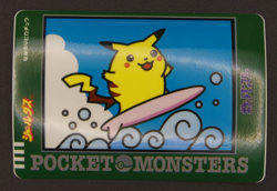 Surfing Pikachu Sealdass Pocket Monsters Japanese 1997 Pack Fresh Mint - Image 3