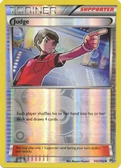 1x Judge | XY - BREAKthrough | 143/162 | Uncommon | Reverse Holo | LP | Pokemon - Image 1