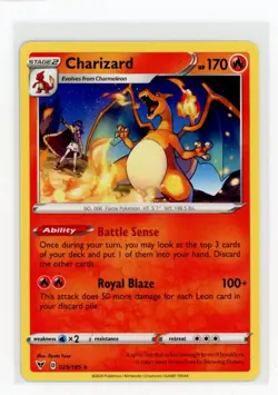 Pokemon SWSH04: Vivid Voltage #025/185 Charizard - Image 1