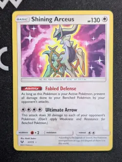 Shining Arceus 57/73 Shining Legends Pokemon NM Holo - Image 1