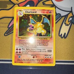Pokemon TCG - Charizard - 4/102 - Holo Rare - Base Set Unlimited [Moderate Play] - Image 1