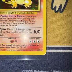 Pokemon TCG - Charizard - 4/102 - Holo Rare - Base Set Unlimited [Moderate Play] - Image 3