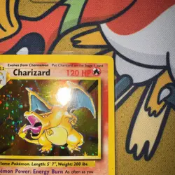 Pokemon TCG - Charizard - 4/102 - Holo Rare - Base Set Unlimited [Moderate Play] - Image 4