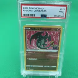 Pokemon Radiant Charizard 011/078 Pokemon Go 2022 Englisch PSA 9 - Image 1