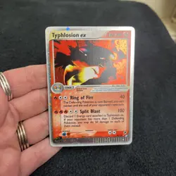 Pokemon TCG Typhlosion ex - 99/100 - Ex Sandstorm Ultra Rare Great - Image 1