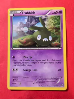 2013 Pokemon Black and White Plasma Storm #63 Trubbish, UC, NF/H, cd1 - Image 1