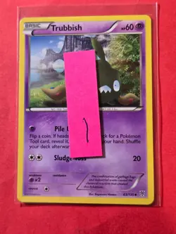 2013 Pokemon Black and White Plasma Storm #63 Trubbish, UC, NF/H, cd1 - Image 3