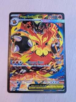 Mega Emboar Ex 273/217 Ascended Hereos Pokemon Tcg, Pack Fresh NM - Image 1