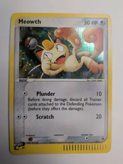 Meowth 013 - Promo Pokemon TCG (Nintendo Black Star Promos 13) 2003 E Reader - Image 1