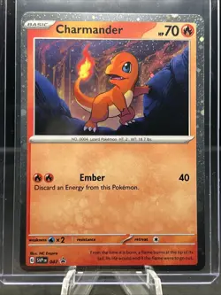 Pokemon 151 - CHARMANDER - SVP047 Black Star Promo - Poster Collection - Image 2