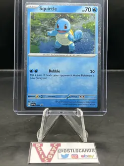 Pokemon 151 - SQUIRTLE - SVP048 Black Star Promo - Poster Collection - Image 1
