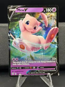 Pokemon, Darkness Ablaze - Mew V, #069/189 - Holo Rare V - Image 1