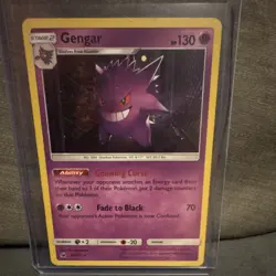 Pokemon Gengar Sm-Crimson Invasion Holo Rare Stage 2 130HP 38/111 Holo - Image 1